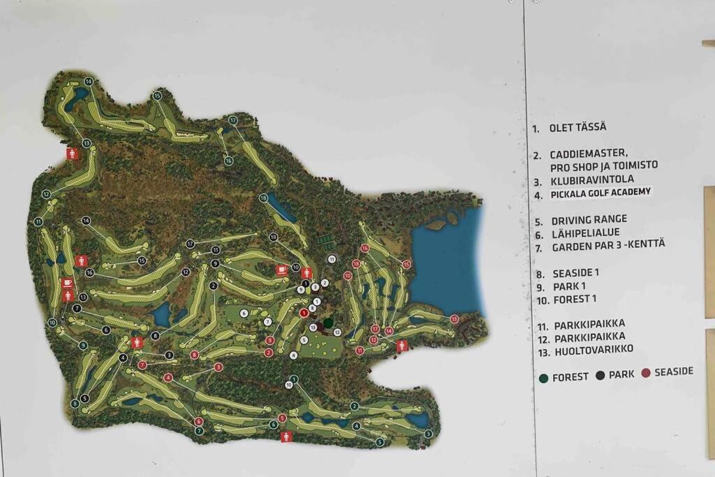 Golfapartment In Pickala Siuntio Dış mekan fotoğraf